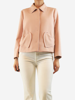 Light pink heart jacket - size UK 14 Coats & Jackets Red Valentino 