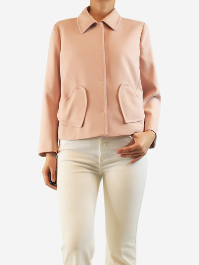Light pink heart jacket - size UK 14 Coats & Jackets Red Valentino 