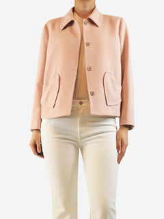 Light pink heart jacket - size UK 14 Coats & Jackets Red Valentino 