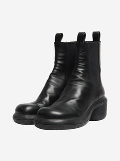 Black leather chelsea boots - UK 6.5 Boots Jil Sander 