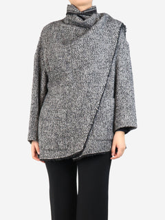 Grey Hopsack cape - size UK 8 Coats & Jackets Isabel Marant Etoile 