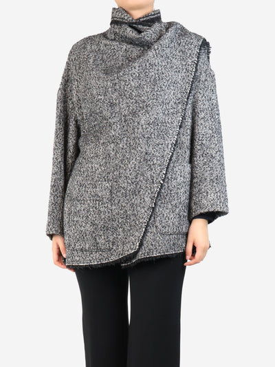 Grey Hopsack cape - size UK 8 Coats & Jackets Isabel Marant Etoile 