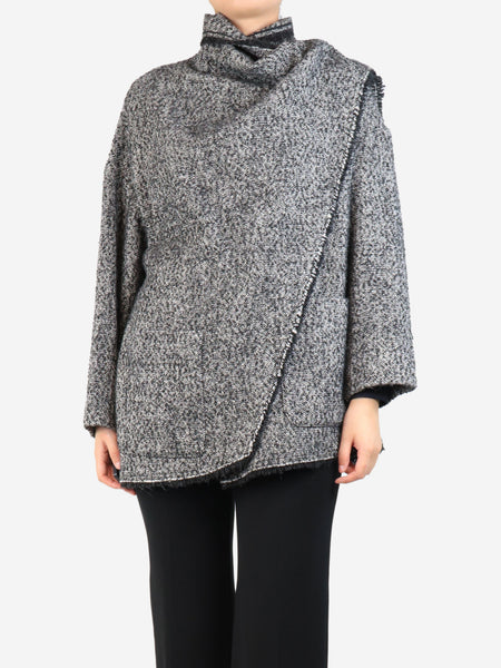 Grey Hopsack cape - size UK 8 product image