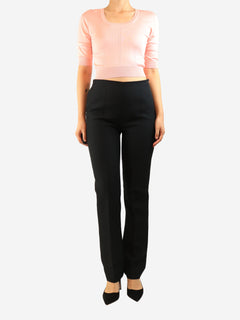 Black tapered trousers - size UK 10 Trousers Valentino 