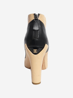 Multicolour tri-colour ankle boots - size EU 39.5 Boots Chanel 