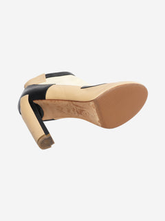 Multicolour tri-colour ankle boots - size EU 39.5 Boots Chanel 