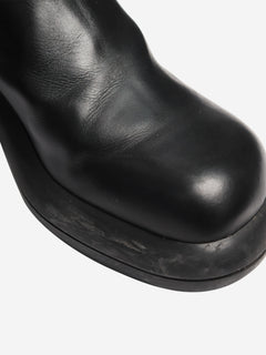 Black leather chelsea boots - UK 6.5 Boots Jil Sander 
