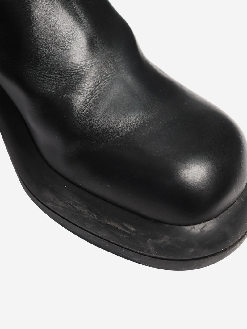 Black leather chelsea boots - UK 6.5 Boots Jil Sander 