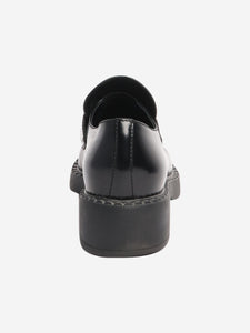 Prada Black leather loafers - size EU 39 (UK 6)
