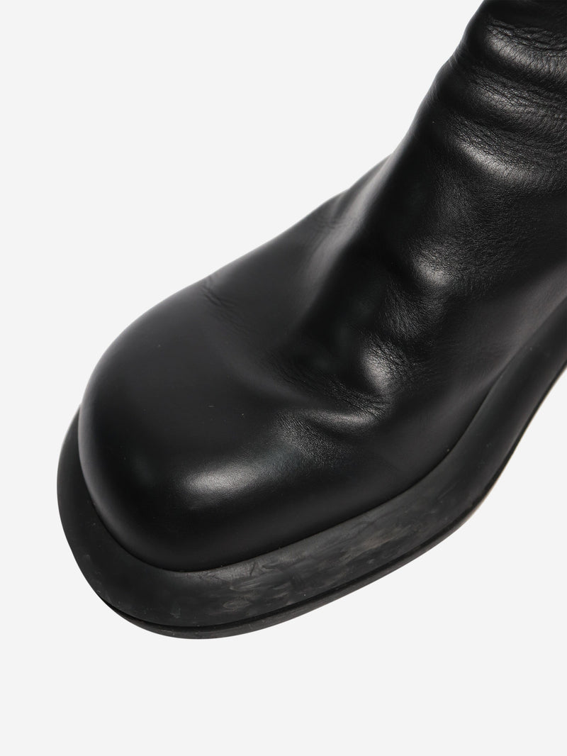 Black leather chelsea boots - UK 6.5 Boots Jil Sander 