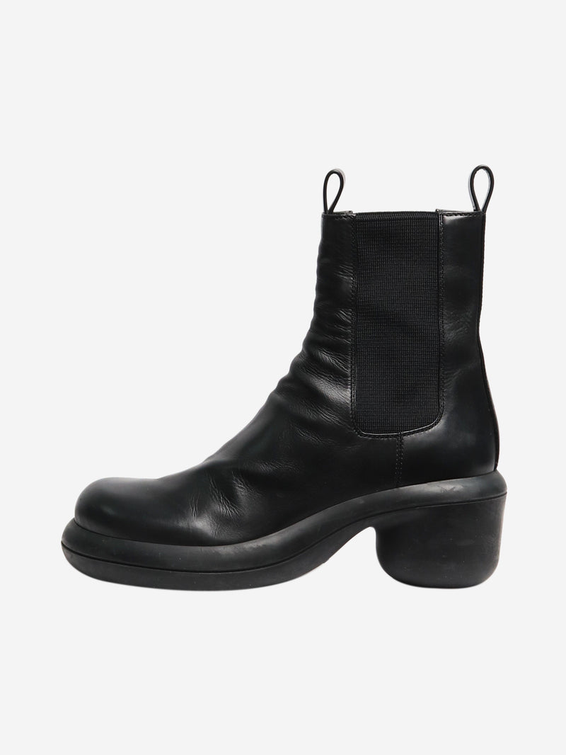 Black leather chelsea boots - UK 6.5 Boots Jil Sander 