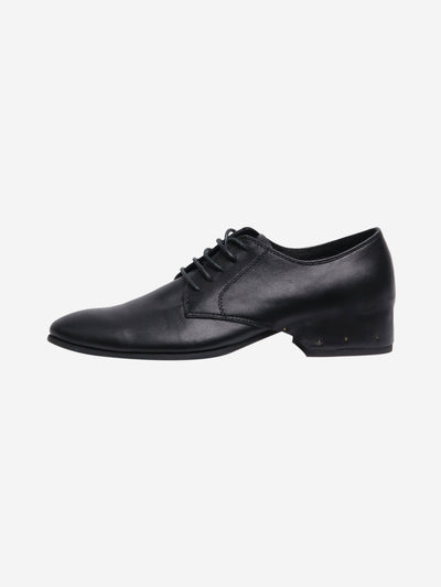 Black Oxford style shoes - size UK 4 Flat Shoes Yohji Yamamoto 