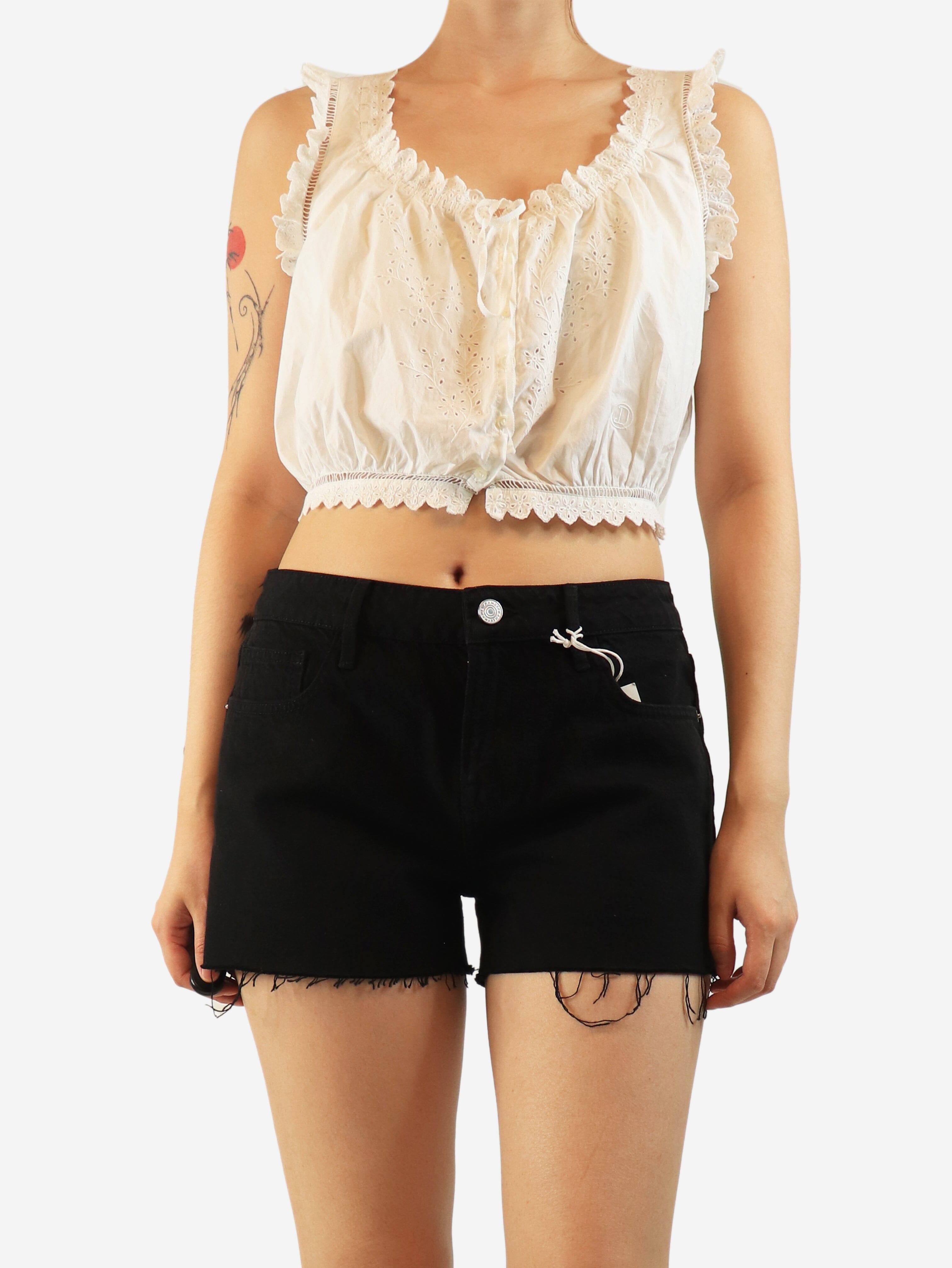 White milkmaid top - size XS Tops Doen 