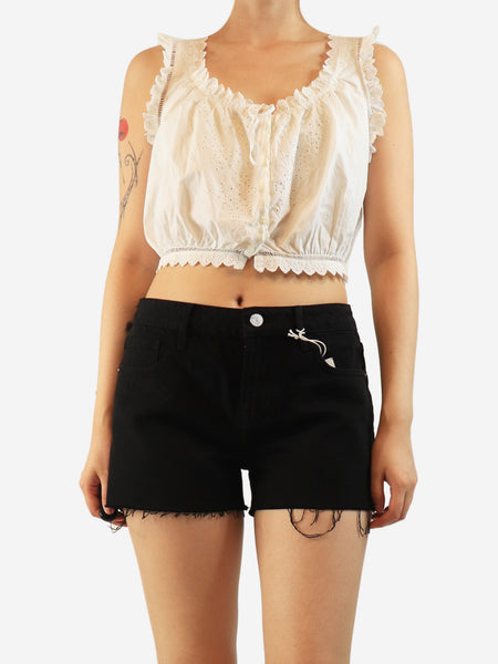 White milkmaid top - size XS product image