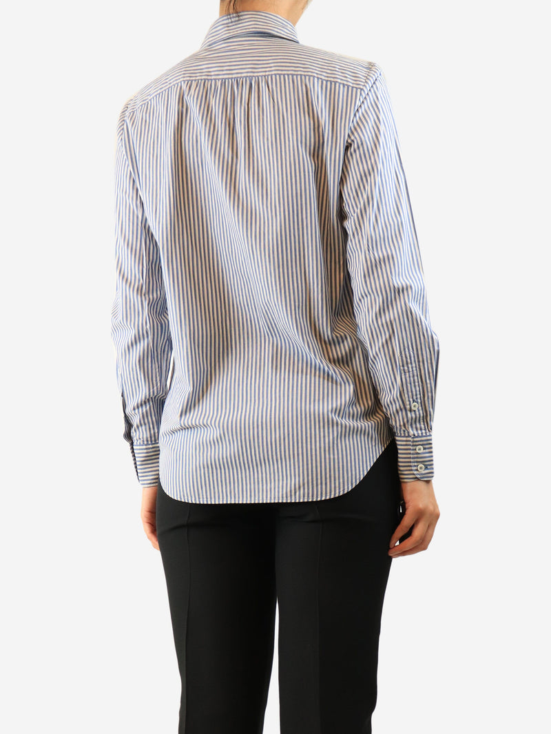 Blue striped shirt - size UK 10 Tops Loro Piana 