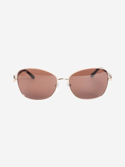 Brown bejewelled sunglasses Sunglasses Bvlgari 