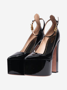 Valentino Black pointed toe platform high heels - size EU 37 (UK 4)