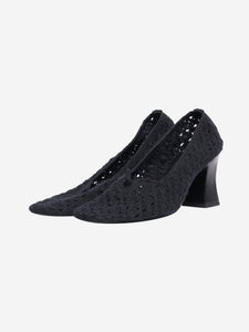 The Row Black crocheted pumps - size EU 40