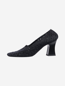 The Row Black crocheted pumps - size EU 40