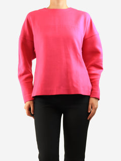 Hot pink wool long sleeve top - size UK 8 Tops Marni 