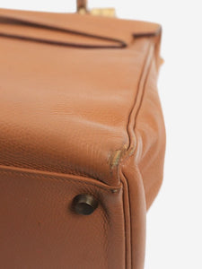 Hermes Tan vintage 1985 Kelly 32 bag in Epsom leather