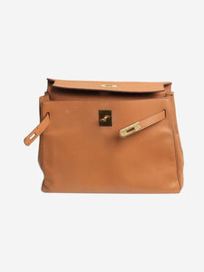 Hermes Tan vintage 1985 Kelly 32 bag in Epsom leather