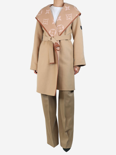 Camel double face wrap coat - size UK 8 Coats & Jackets Louis Vuitton 