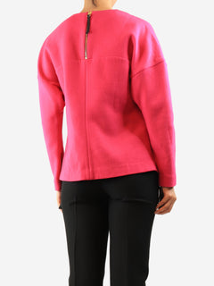 Hot pink wool long sleeve top - size UK 8 Tops Marni 