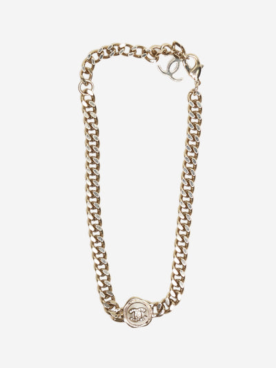 Chanel pearl CC curb choker necklace Necklaces Chanel 