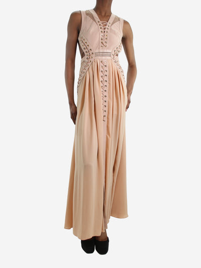 Elisabetta Franchi Pink open-back laced dress - size IT 38 Dresses Elisabetta Franchi 