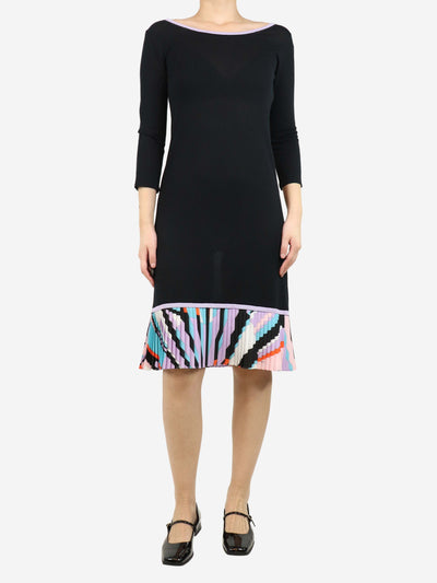 Black boat neck midi dress - size XS Dresses Emilio Pucci 