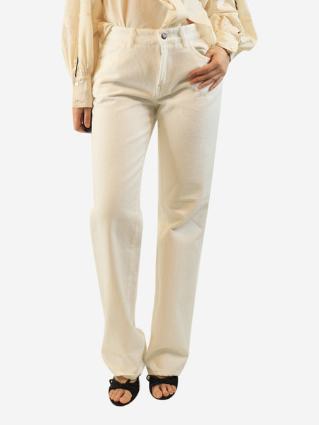 White moleskin jeans - size UK 10 product image