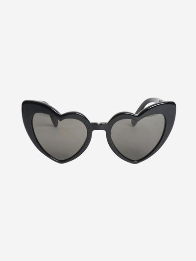 Black heart-shaped sunglasses Sunglasses Saint Laurent 