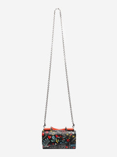 Black Dauphine chain wallet