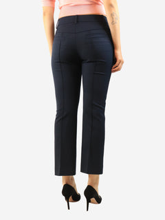 Navy wool trousers - size UK 10 Trousers Chloe 