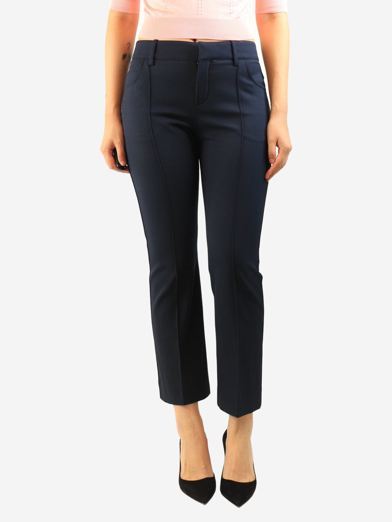 Navy wool trousers - size UK 10 Trousers Chloe 