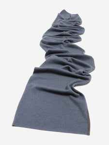 Fabiana Filippi Blue beaded-trim scarf