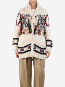 Isabel Marant Cream Yosemite alpaca-blend cardigan - size S