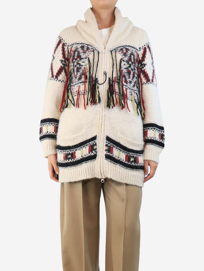 Cream Yosemite alpaca-blend cardigan - size S Knitwear Isabel Marant 