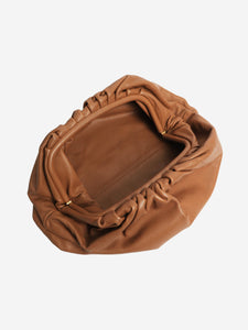 Bottega Veneta Brown The Pouch leather clutch