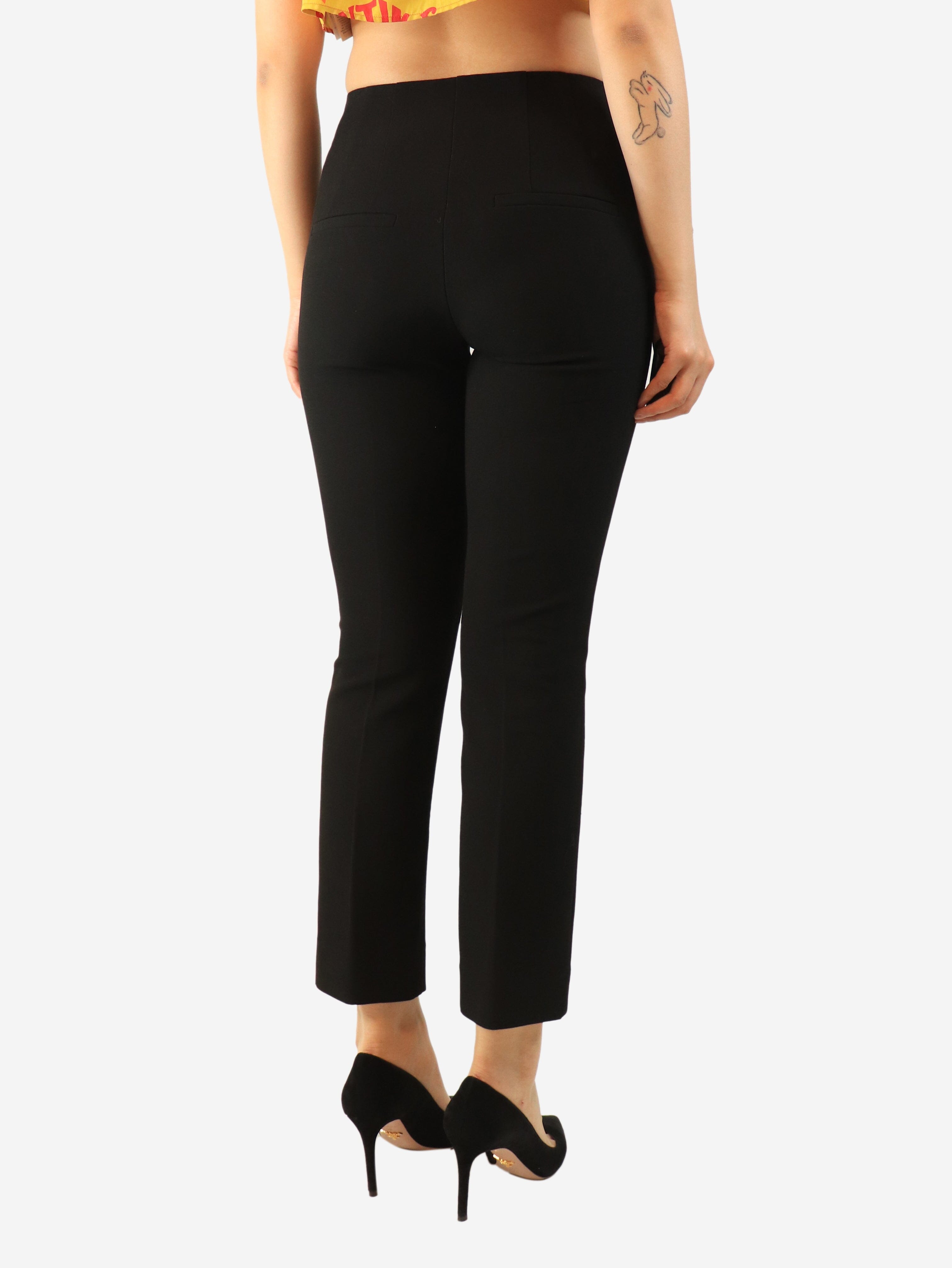 Black tapered trousers - size UK 8 Trousers Veronica Beard 