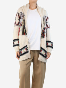 Isabel Marant Cream Yosemite alpaca-blend cardigan - size S