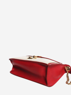 Red and cream leather crossbody bag Cross-body Bags Celine 