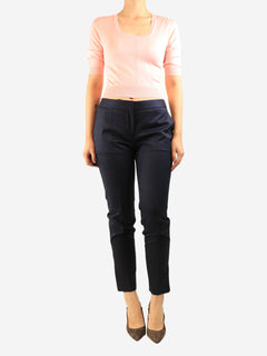 Navy wool tapered trousers - size UK 10 Trousers Stella McCartney 