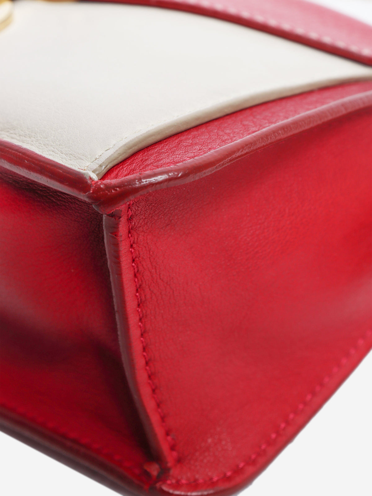 Red and cream leather crossbody bag Cross-body Bags Celine 