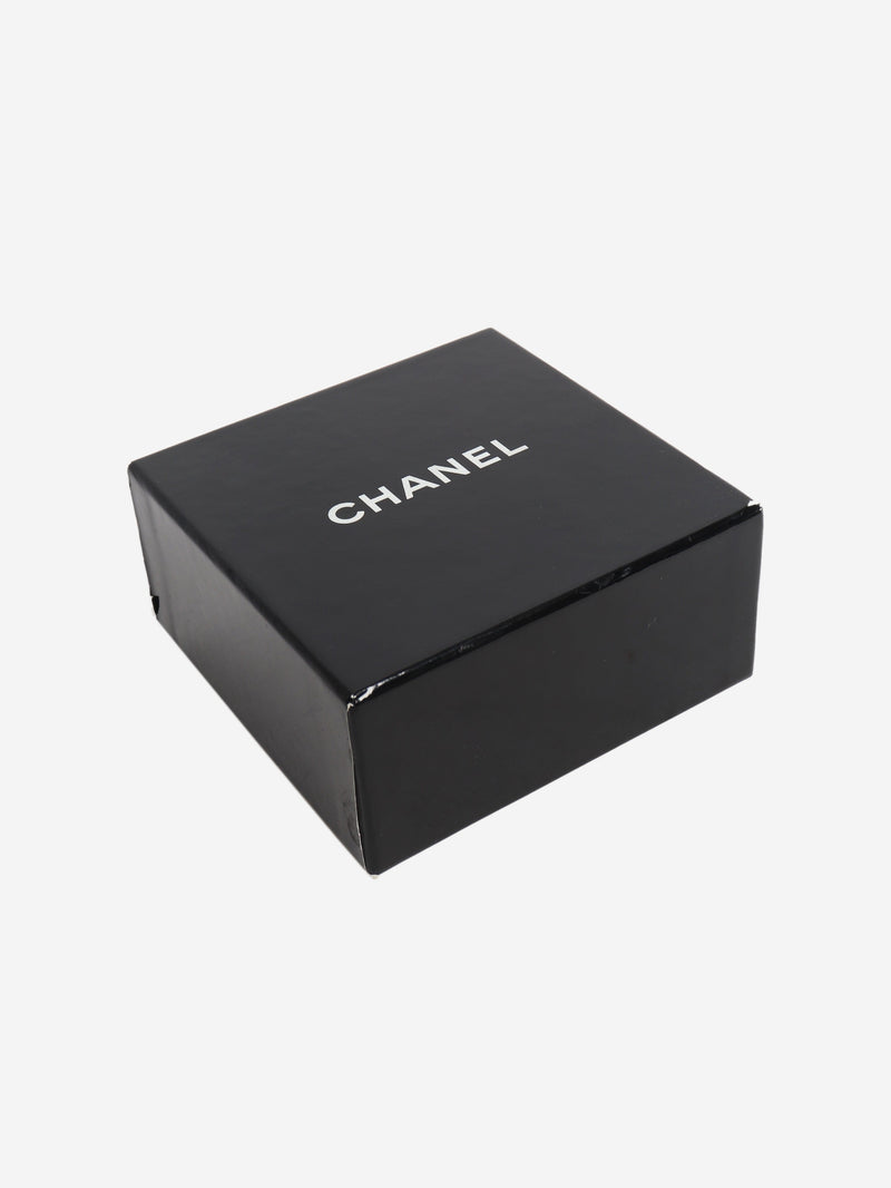 Black and white vintage CC bangle Jewellery Chanel 