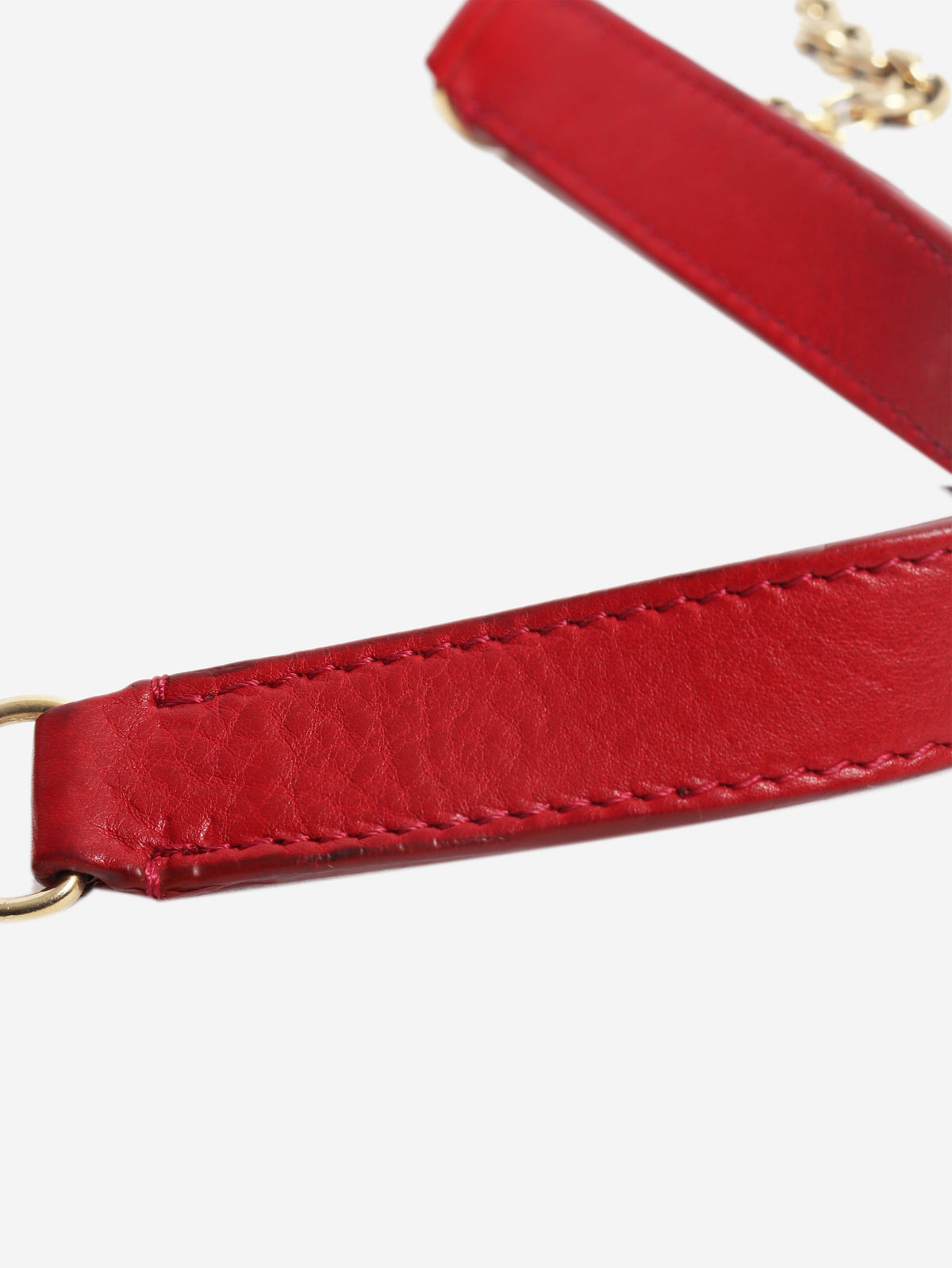 Red and cream leather crossbody bag Cross-body Bags Celine 