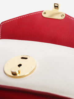 Red and cream leather crossbody bag Cross-body Bags Celine 