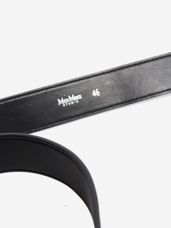 Black leather belt Belts Max Mara Studio 