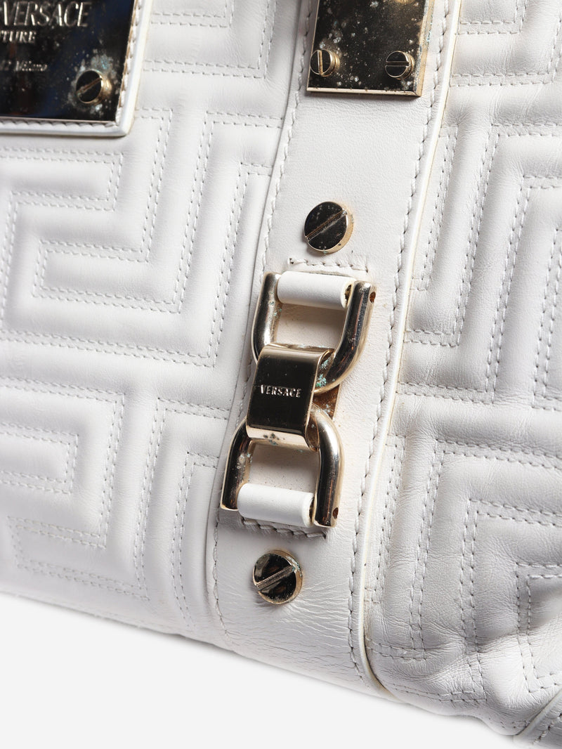 White quilted shoulder bag Shoulder Bag Versace 